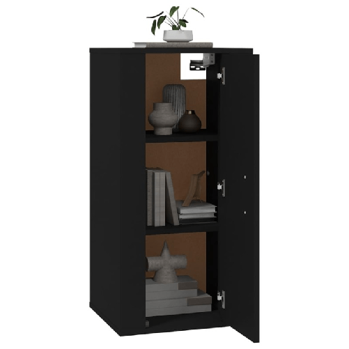 Mobile-Porta-TV-a-Parete-Nero-40x345x80-cm