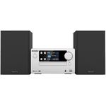 Kenwood Electronics M-725DAB-S set audio da casa Microsistema audio per la casa 50 W Nero, Argento