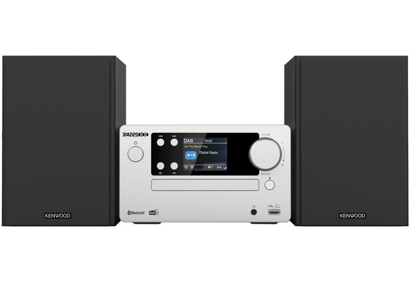 Kenwood-Electronics-M-725DAB-S-set-audio-da-casa-Microsistema-audio-per-la-casa-50-W-Nero-Argento