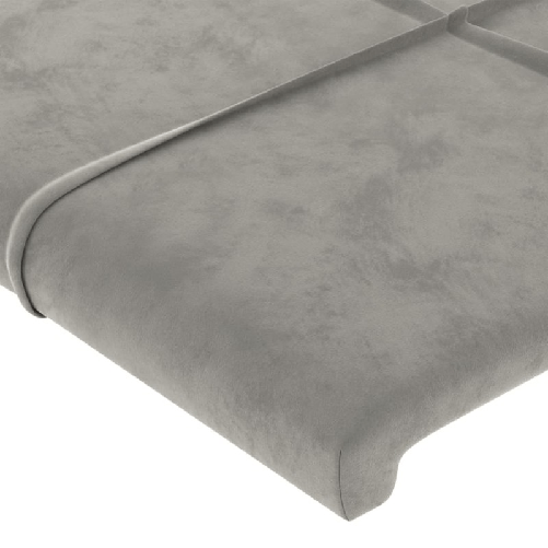 Testiere-4-pz-Grigio-Chiaro-72x5x78-88-cm-in-Velluto