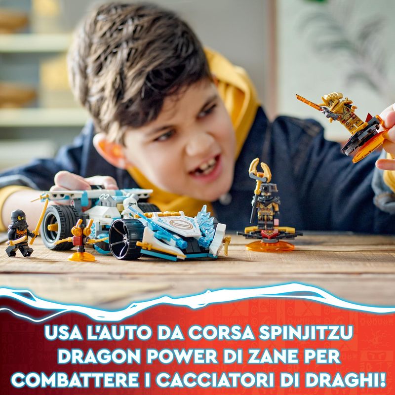 LEGO-NINJAGO-71791-Auto-da-Corsa-Spinjitzu-Dragon-Power-di-Zane-Macchina-Giocattolo-con-Funzione-di-Rotazione-per-Bambini-7-