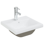 Mobile-Bagno-con-Lavabo-Integrato-Grigio-Lucido-in-Truciolato