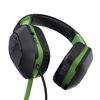 Trust-GXT-415X-ZIROX-Auricolare-Cablato-A-Padiglione-Giocare-Nero-Verde