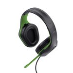 Trust-GXT-415X-ZIROX-Auricolare-Cablato-A-Padiglione-Giocare-Nero-Verde