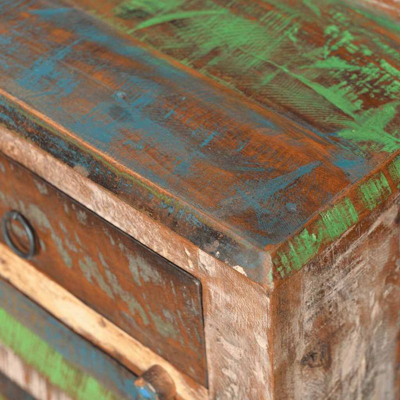 vidaXL-Tavolino-Laterale-con-1-Cassetto-e-1-Anta-in-Legno-di-Recupero