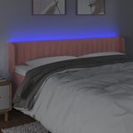 Testiera-a-LED-Rosa-183x16x78-88-cm-in-Velluto