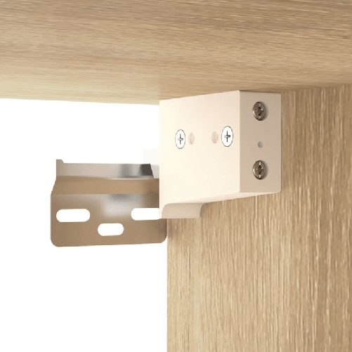 Set-di-Mobili-Porta-TV-4-pz-Rovere-Sonoma-in-Legno-Multistrato