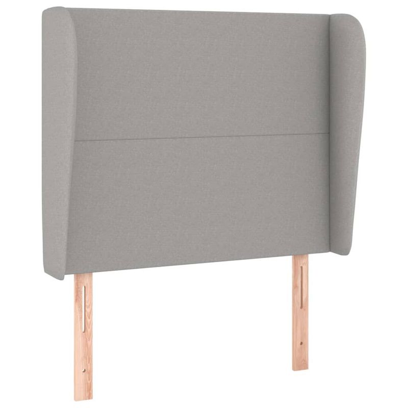 Testiera-ad-Orecchio-Grigio-Chiaro-83x23x118-128-cm-in-Tessuto