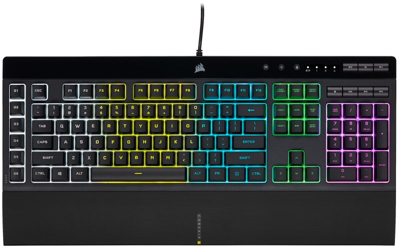 Corsair-4-1-Gaming-Bundle-tastiera-Mouse-incluso-USB-QWERTY-Italiano-Nero