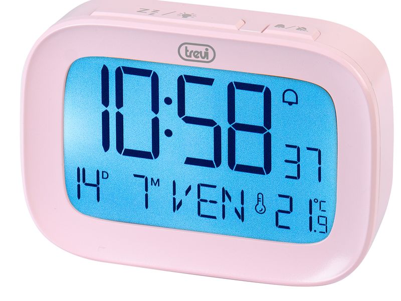 Trevi-SLD-3850-Orologio-digitale-Altro-Rosa