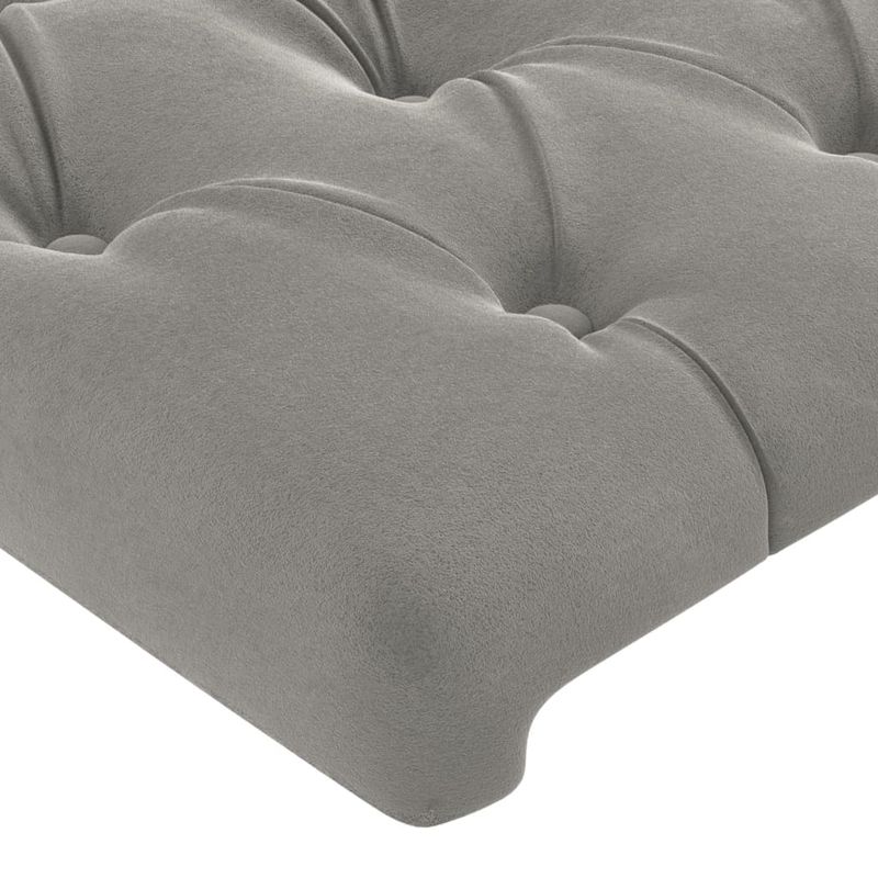 Testiera-a-LED-Grigio-Chiaro-180x7x78-88-cm-in-Velluto