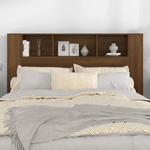 Testiera-con-Scomparti-Rovere-Marrone-160x185x1045-cm