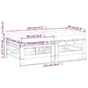 vidaXL-Poggiapiedi-Giardino-con-Cuscini-2pz-Legno-Impregnato-di-Pino