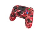 Dragonshock-Mizar-Mimetico-Rosso-Bluetooth-Gamepad-Analogico-Digitale-PlayStation-4