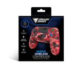 Dragonshock-Mizar-Mimetico-Rosso-Bluetooth-Gamepad-Analogico-Digitale-PlayStation-4