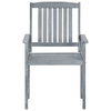 vidaXL-Sedie-da-Giardino-8-pz-in-Legno-Massello-di-Acacia-Grigio