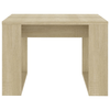 vidaXL-Tavolino-di-Servizio-Rovere-Sonoma-50x50x35-cm-in-Truciolato