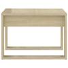 vidaXL-Tavolino-di-Servizio-Rovere-Sonoma-50x50x35-cm-in-Truciolato