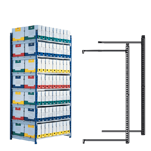 Paperflow Scaffale RANG'ECO 5 ripiani 100x70xH200cm - Modulo Aggiunta