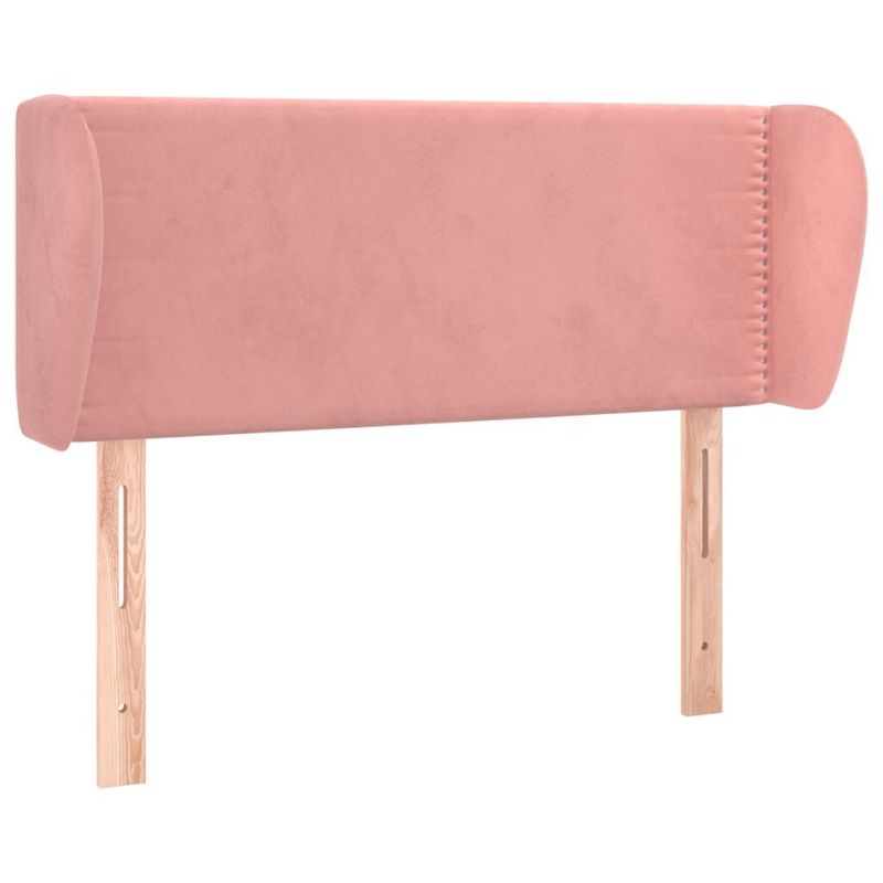 Testiera-ad-Orecchio-Rosa-83x23x78-88-cm-in-Velluto