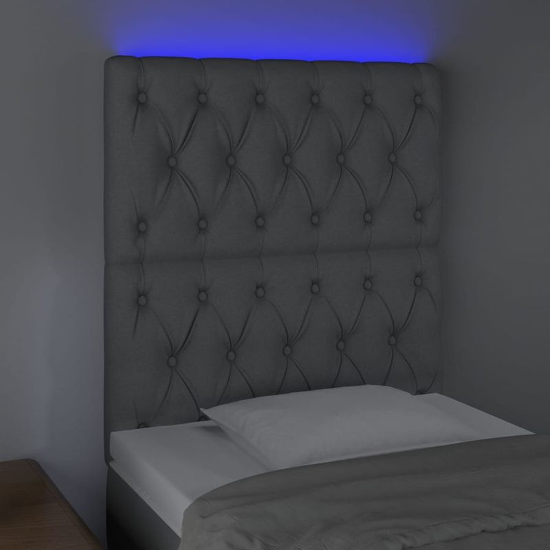 Testiera-a-LED-Grigio-Chiaro-180x7x118-128-cm-in-Tessuto