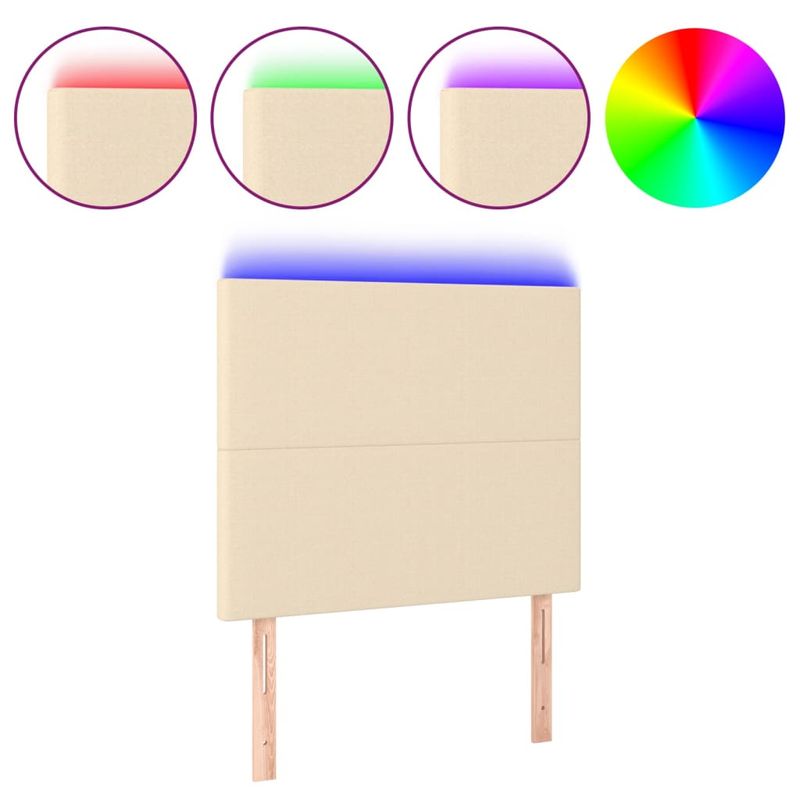 Testiera-a-LED-Crema-160x5x78-88-cm-in-Tessuto