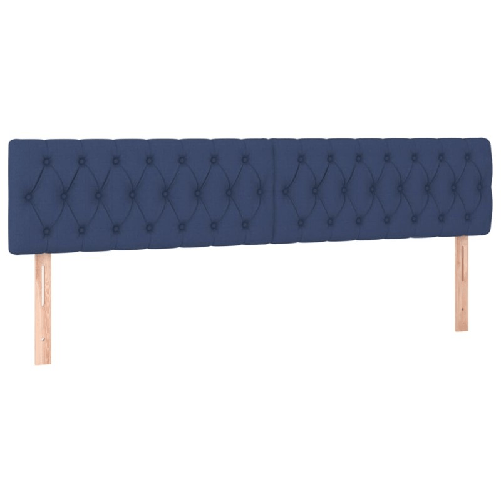 Testiera-2-pz-Blu-100-x-7-x-78-88-cm-in-Tessuto