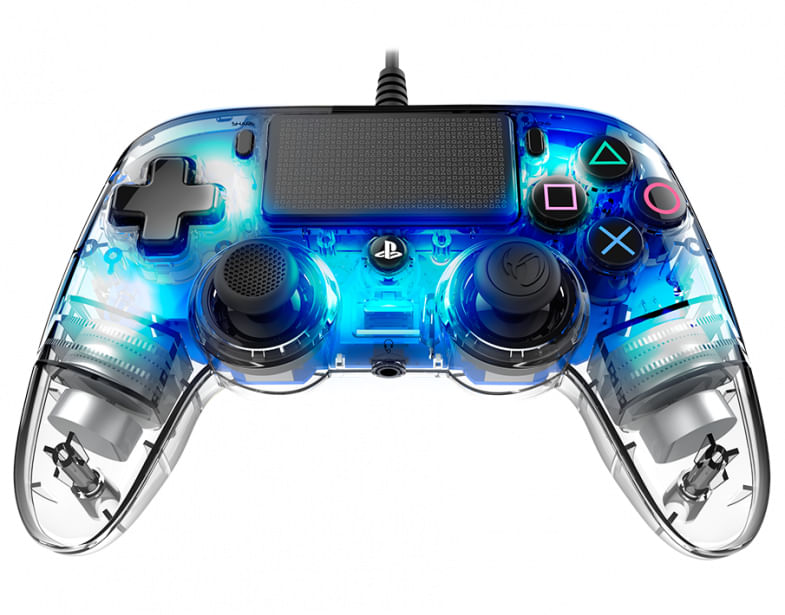 Nacon-Controller-Wired-Blu-Luminoso-PS4-Playstation-4-