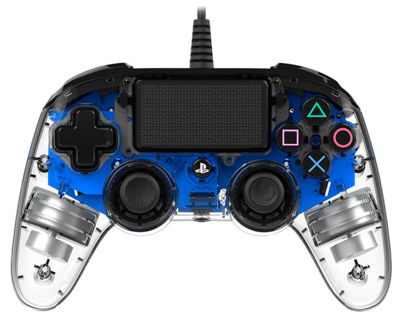 Nacon-Controller-Wired-Blu-Luminoso-PS4-Playstation-4-