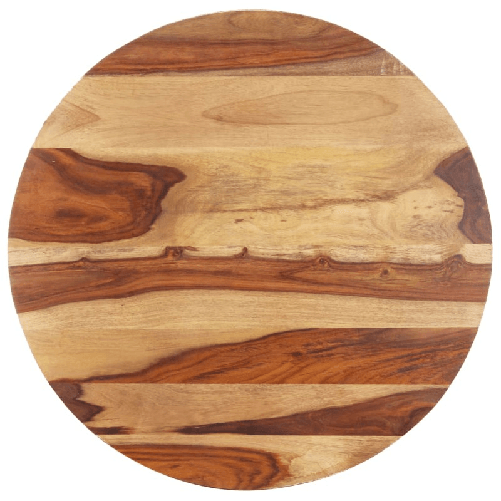 vidaXL-Piano-Tavolo-Legno-Massello-di-Sheesham-Rotondo-25-27-mm-40-cm