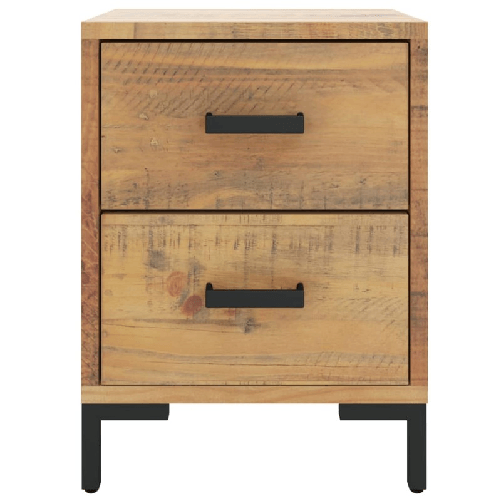 vidaXL-Comodino-Marrone-36x30x45-cm-in-Legno-Massello-di-Pino