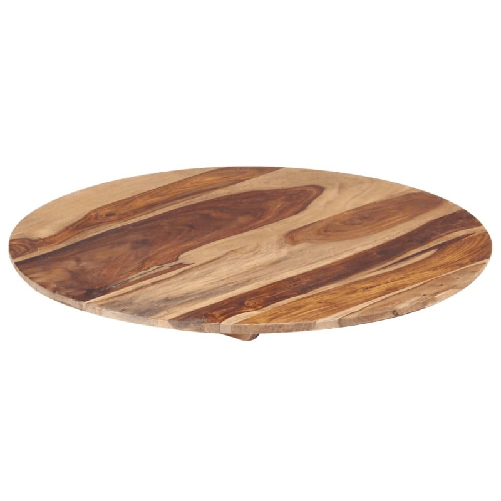 vidaXL-Piano-Tavolo-Legno-Massello-di-Sheesham-Rotondo-25-27-mm-40-cm