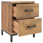 vidaXL-Comodino-Marrone-36x30x45-cm-in-Legno-Massello-di-Pino