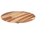 vidaXL-Piano-Tavolo-Legno-Massello-di-Sheesham-Rotondo-25-27-mm-40-cm