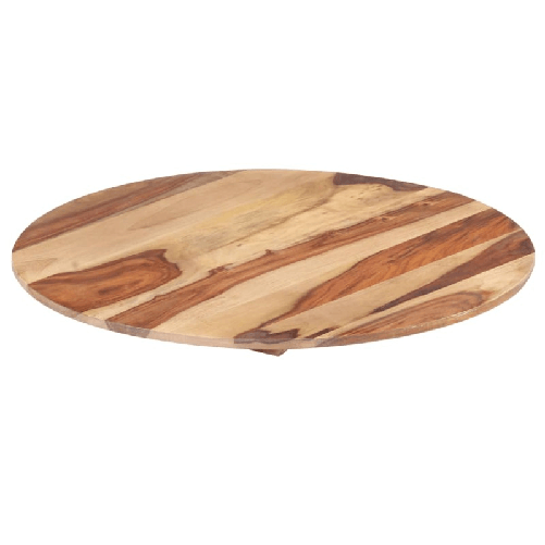 vidaXL-Piano-Tavolo-Legno-Massello-di-Sheesham-Rotondo-25-27-mm-40-cm