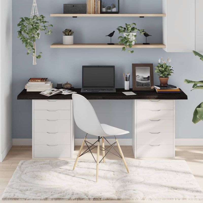 vidaXL-Piano-Tavolo-Grigio-Scuro-180x60x4cm-Rovere-Massello-Trattato