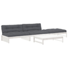 vidaXL-Set-Divani-da-Giardino-4pz-con-Cuscini-in-Legno-Massello-Bianco