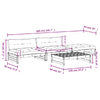 vidaXL-Set-Divani-da-Giardino-4pz-con-Cuscini-in-Legno-Massello-Bianco