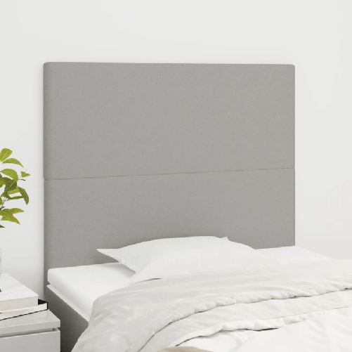 Testiera-2-pz-Grigio-Chiaro-90x5x78-88-cm-in-Tessuto