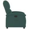 Poltrona-Reclinabile-Verde-Scuro-in-Velluto