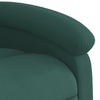 Poltrona-Reclinabile-Verde-Scuro-in-Velluto