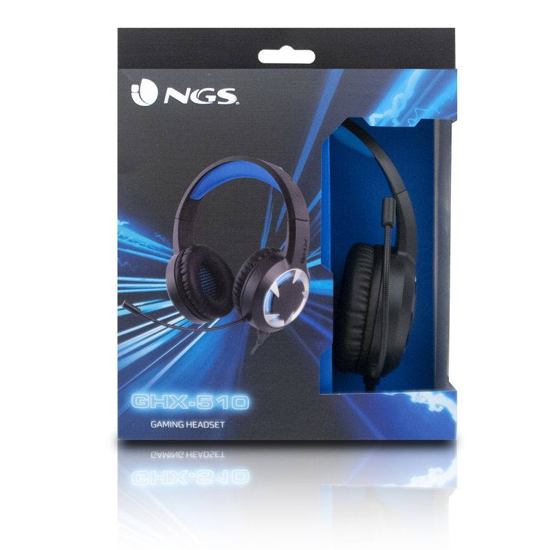 NGS-GHX-510-Auricolare-Cablato-A-Padiglione-Giocare-Nero-Blu