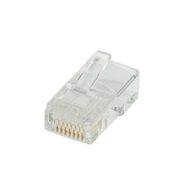 Roline-Connettore-Modulare-Utp-Cat5E-Classe-D-8P8C-Montaggio-Su-Cavo-Rj45-Grigio