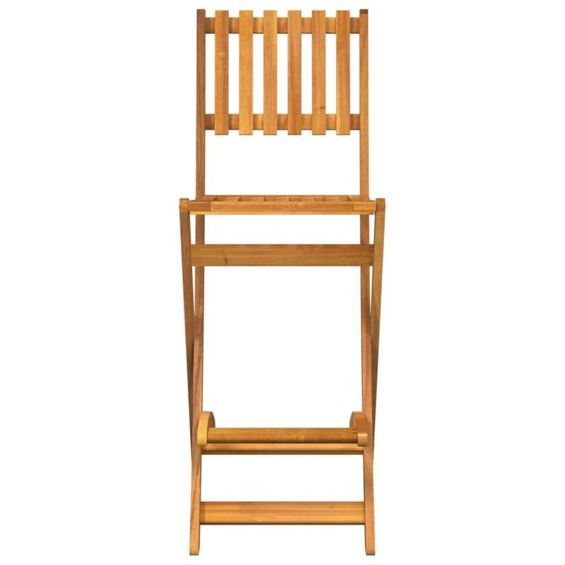 vidaXL-Sedie-da-Bar-Pieghevoli-2-pz-in-Legno-Massello-di-Acacia