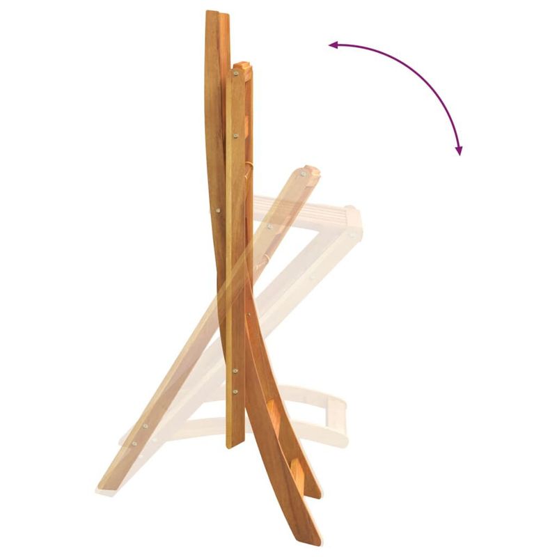 vidaXL-Sedie-da-Bar-Pieghevoli-2-pz-in-Legno-Massello-di-Acacia