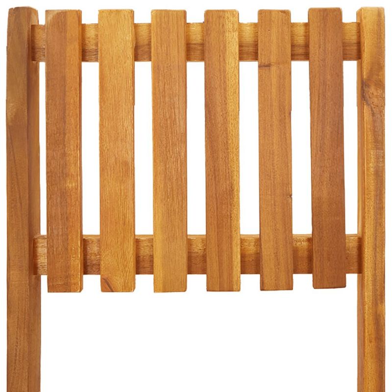 vidaXL-Sedie-da-Bar-Pieghevoli-2-pz-in-Legno-Massello-di-Acacia