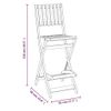 vidaXL-Sedie-da-Bar-Pieghevoli-2-pz-in-Legno-Massello-di-Acacia