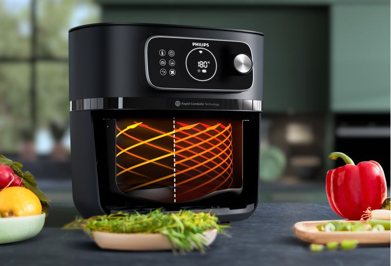Philips-7000-Series-HD9876-90-Airfryer-8.3Litri-Friggitrice-22-in-1-con-App-per-Ricette