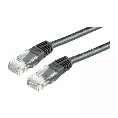 Roline-Cavo-di-Rete-2mt-Cat5e-U-UTP--UTP--Nero