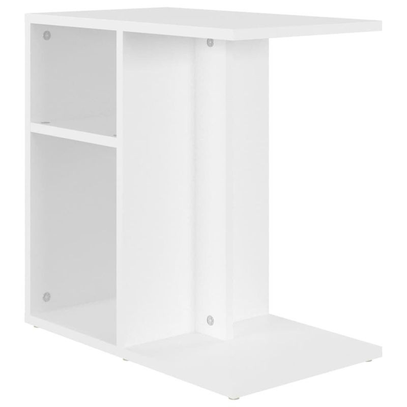 vidaXL-Tavolino-Bianco-50x30x50-cm-in-Legno-Multistrato